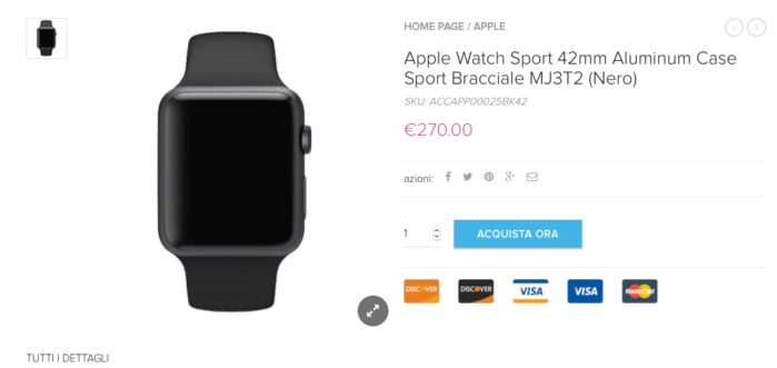 Apple Watch prezzo