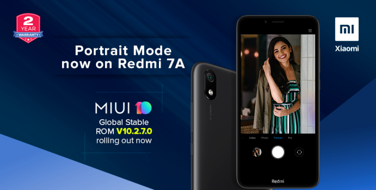 Redmi 7a висит на заставке miui