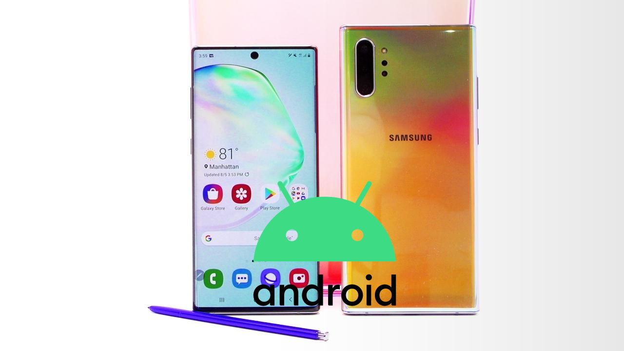 note 10 android 10