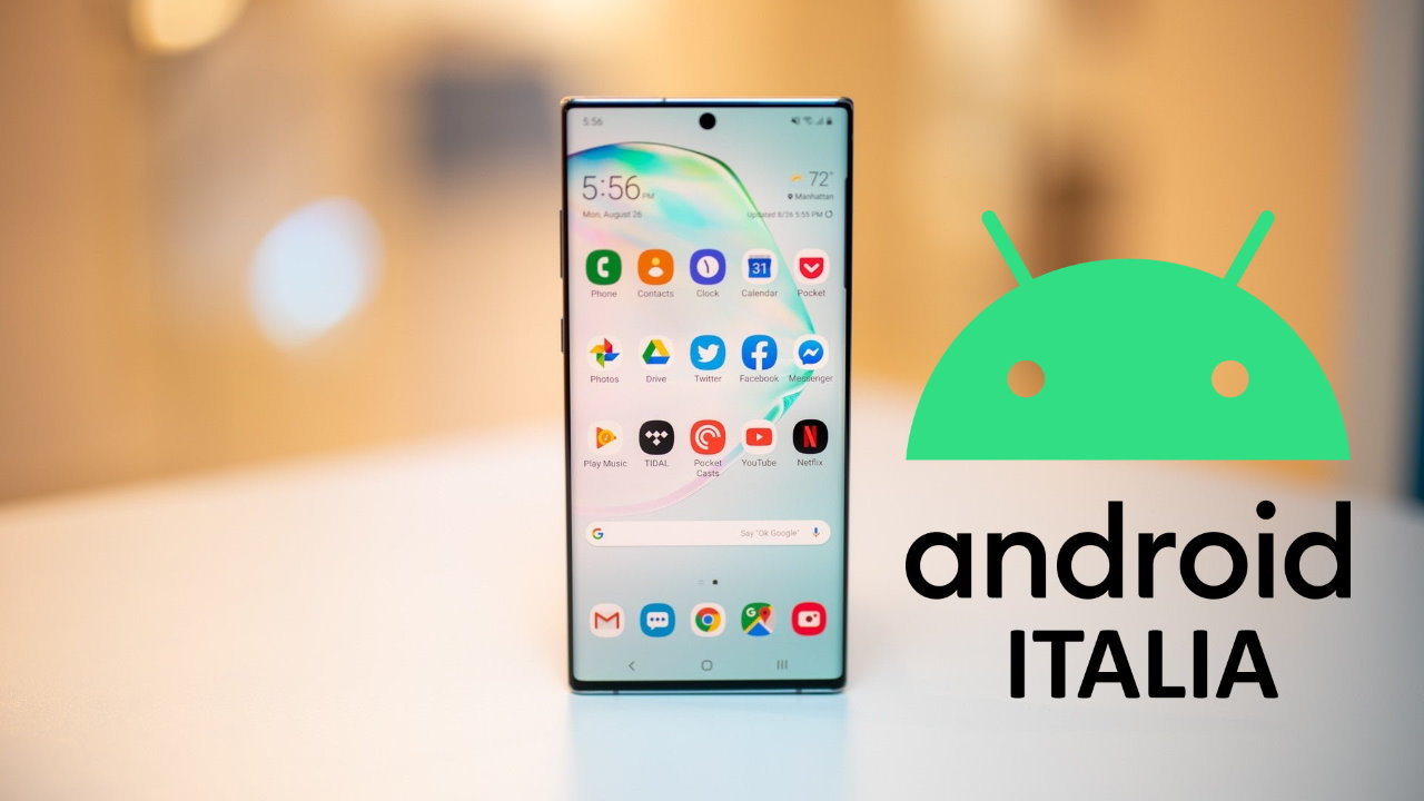 note 10 plus android 10