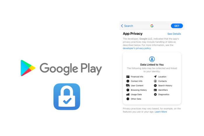 Google Play Store sezione sicurezza per tutela della privacy su come le app utilizzano i dati degli utenti