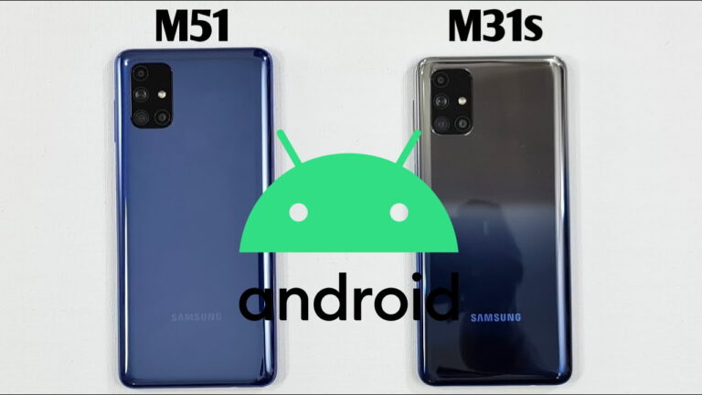 compare m31s and m51 8gb ram