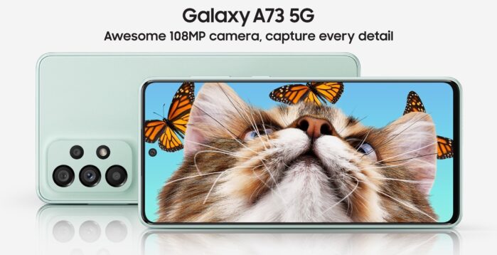 Samsung Galaxy A73 5G fotocamera