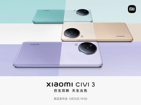 Xiaomi Civi 3 data ufficiale