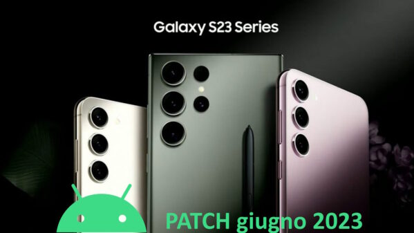 Galaxy S23 serie aggiornamento patch giugno 2023