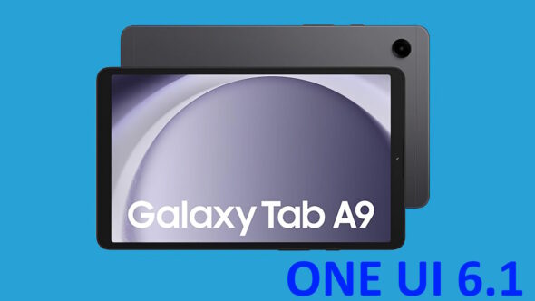 Samsung Galaxy Tab A9 aggiornamento ONE UI 6.1