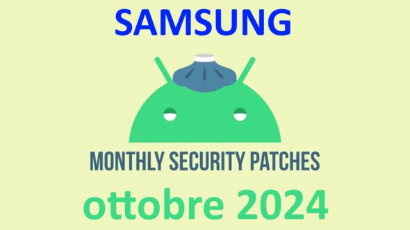 Samsung patch sicurezza Android ottobre 2024