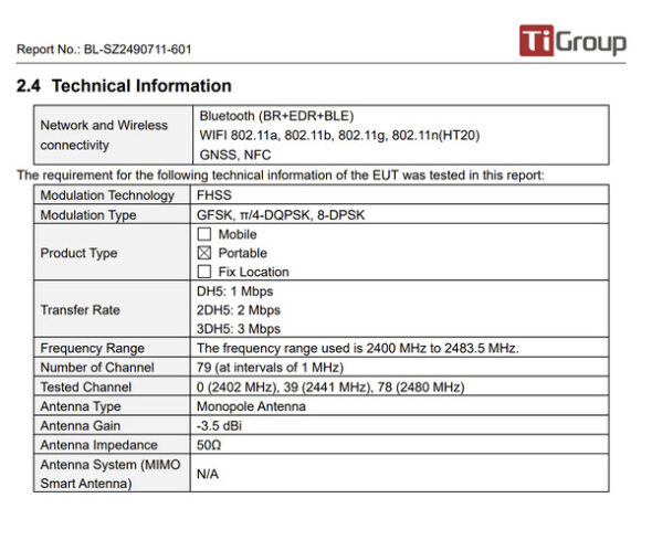 FCC 1 OnePlus Watch 3